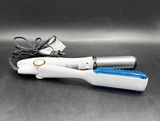 InStyler Wet to Dry Rotating Curling Iron Brush IS2.2-1001 Blue 1.25" TESTED EUC
