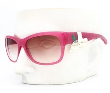 Ralph Lauren RL 8106 5411/8D Sunglasses Pink Brown Lens Green Logo No Case