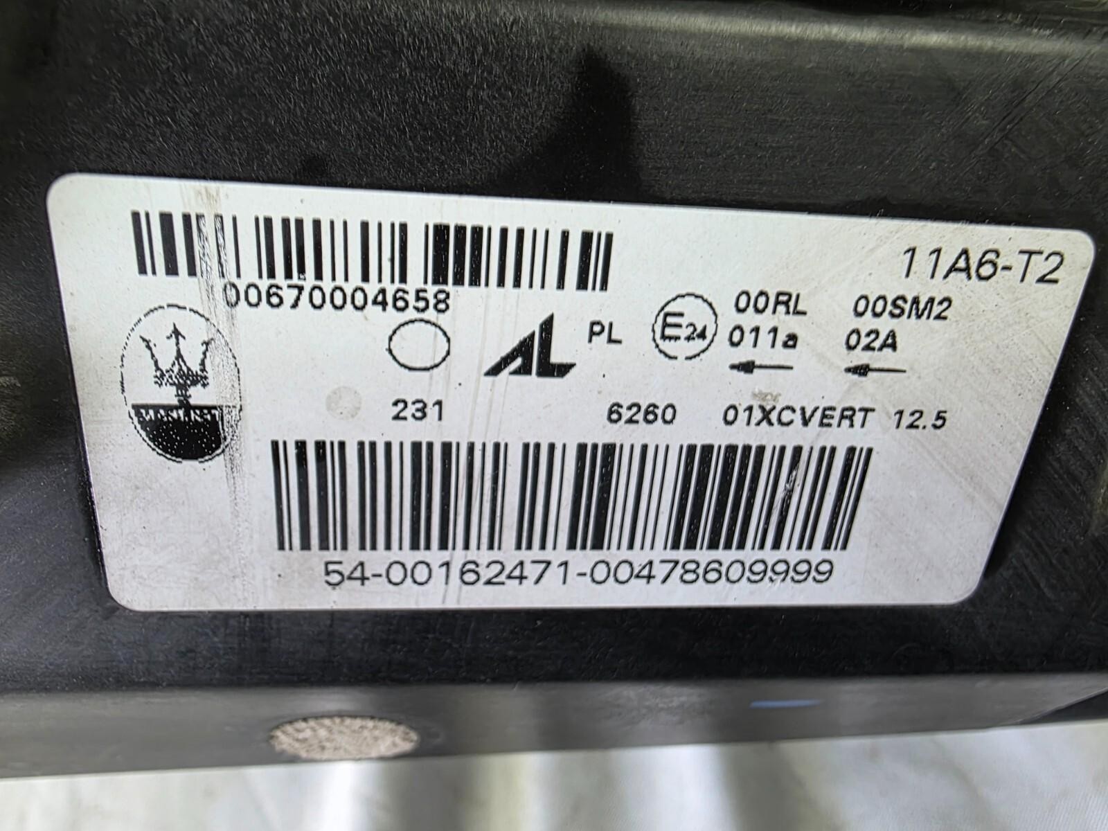 Maserati Ghibli 2014-2017 Right Headlight P/N 670004658