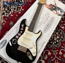 LIMITED EDITION Hello kitty mini squire Stratocaster Electric guitar in box.