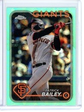 Patrick Bailey Aqua /199 2024 Topps Chrome Logofractor Edition #194