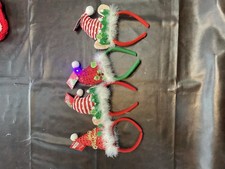 X4 Pack Light Up Christmas Headband