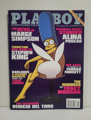 #ad Playboy Collector’s Edition November 2009 Issue Marge Simpson Cover English $75.00