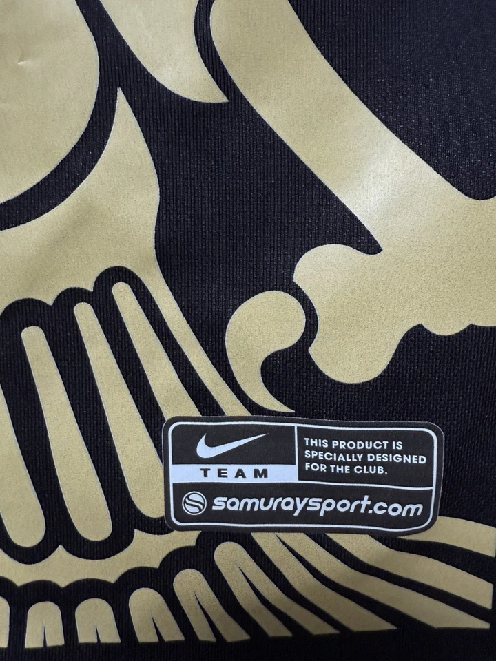 Nike Corum FK Football Shirt Fourth Jersey 2024/25 Black Gold BNWT Men's XL - Image 4 of 4