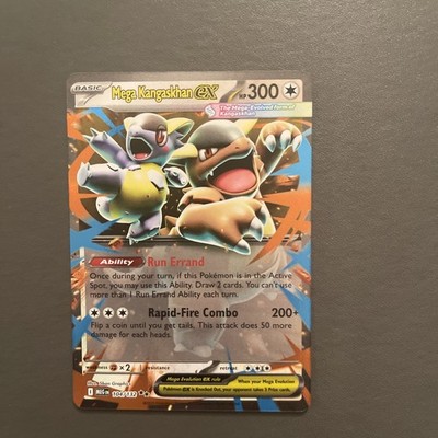 Pokemon TCG Mega Kangaskhan ex 104/132 Mega Evolution - Packfrisch - NM/M.
