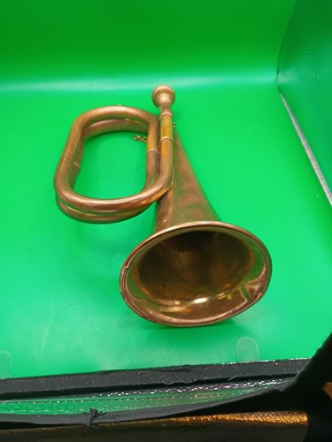 Vintage Brass Bugle Era 60's - Picture 2 of 5