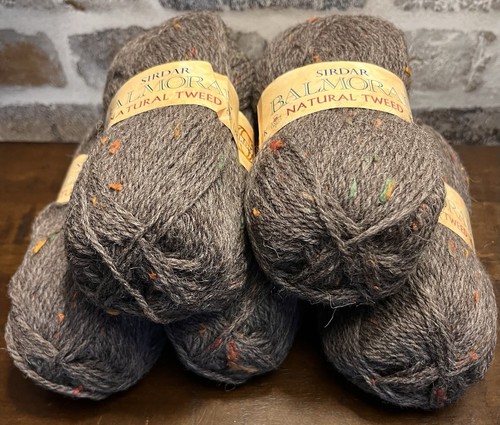 Sirdar Balmoral Natural Tweed DK Garn 5 Stück Wolle Alpaka Auslaufmodell 50g NEU - Bild 4 von 7