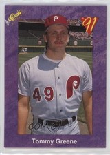 1991 Classic Tommy Greene #66 1z4