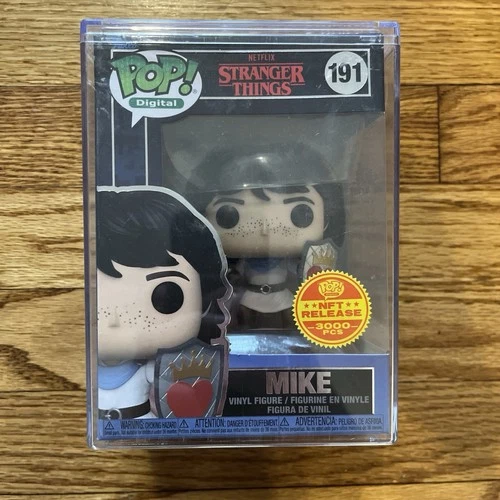Funko Pop Digital #191 Stranger Things-Mike  Only 2406 Redeemed!! +Pop Protector
