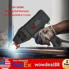 110V Portable Electric Welder Handheld Welding Machine Kit w/ Digital Display