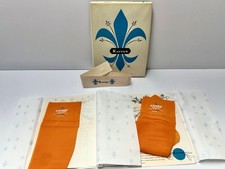 2 Pair Tangerine Vintage Kayser Agilon Nylon Seamless Stockings Size 9.5-10