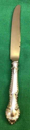 Gorham English Gadroon Sterling Silver French Hollow Knife No mono Flaw Older?