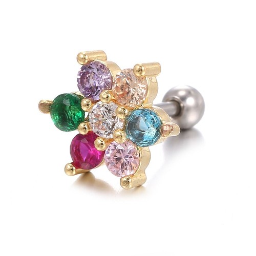 Garnet Ions Rejuvenating Tourmaline Stud Women Girls - Picture 11 of 12