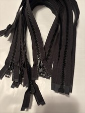 5-Vislon Zipper YKK Number 5 Medium Weight Molded Plastic Separating 24  long