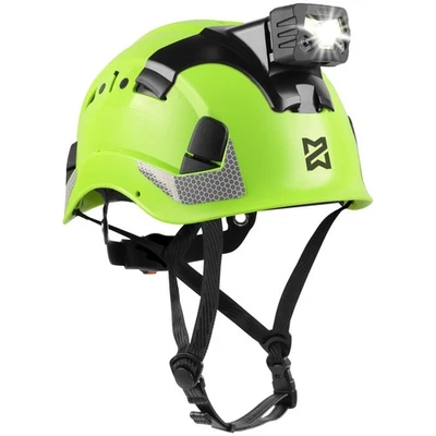 Höhenarbeiten Industriehelm Erwachsene Bauhelm LEDKopflampe inklusive ABS Sch... - Bild 1 von 4