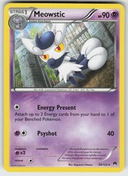 Meowstic 59/122 XY BREAKpoint Rare Non-Holo