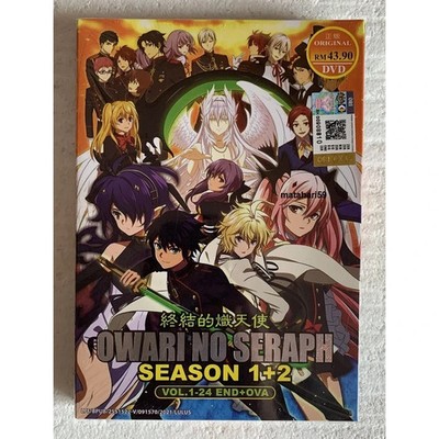 Seraph of the End Owari No Seraph Anime DVD Staffel 1 + 2 + OVA Englisch Sync...