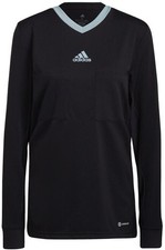 Adidas Schiedsrichter Trikot Ref 22 Schwarz Referee Langarm Taschen Jersey