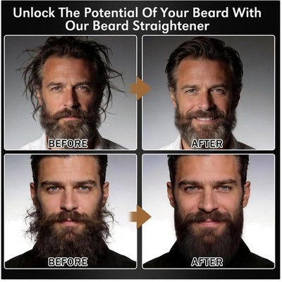 Complete Beard Straightener Kit for Men