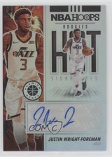 2019-20 Panini NBA Hoops Premium Stock Justin Wright-Foreman #HS-JWF Auto 06n6
