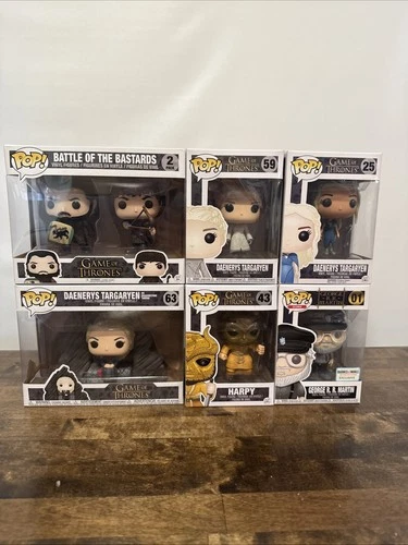 Funko Pop Game of Thrones Lot Battle of the Bastards Daenerys Targaryen Harpy