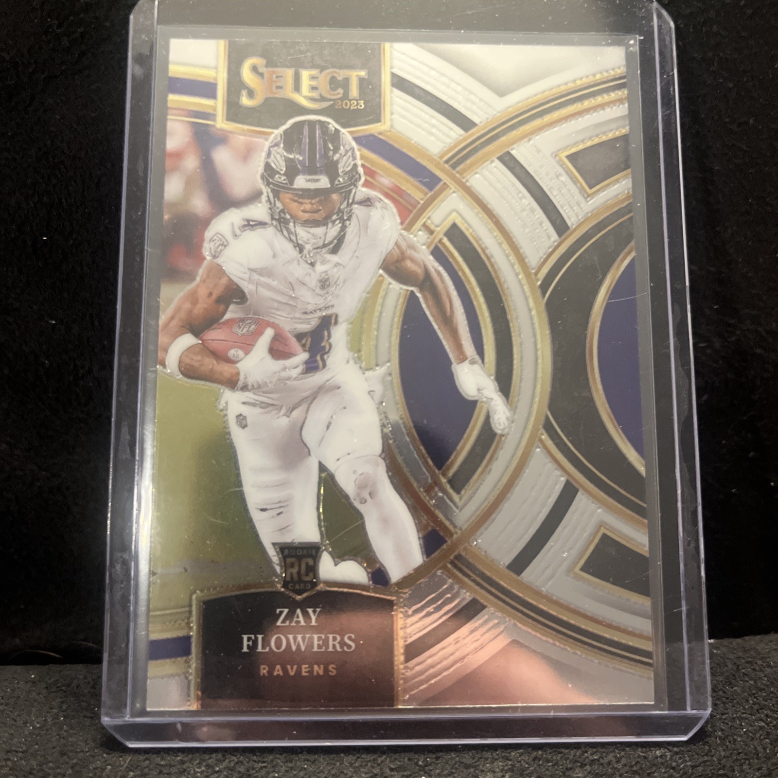 2023 Panini Select - Premier Level Zay Flowers #157 Silver Prizm (RC)