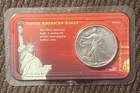 1991 American Silver Eagle Uncirculated in Pristine Condition Littleton Coin Co.