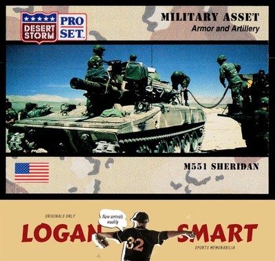 M551 Sheridan 1991 Pro Set Desert Storm #210