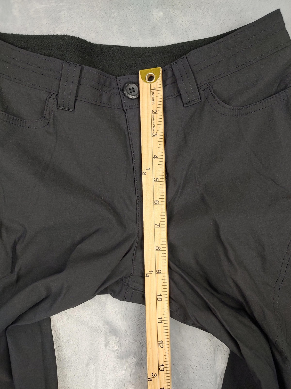Eddie Bauer Pants Womens 6 Black First Ascent Lined Softshell Snow Insulated image 9