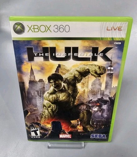The Incredible Hulk (Microsoft Xbox 360, 2008) - W/Manual D