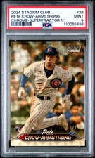 Marketplace image: 2024 Topps Stadium Club Pete Crow-Armstrong #29 Chrome Superfractor 1/1 RC