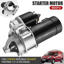 For Citroen Berlingo Peugeot Partner 1.4 1.6 HDI Diesel Starter Motor 2001-On UK