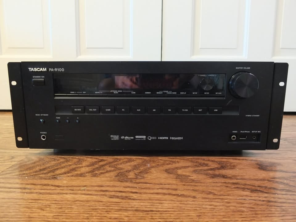 Tascam PA-R100 Network AV Surround Receiver Rare Unit - No R