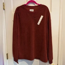 Goodfellow & Co Men's Robust Maroon Crewneck Sweater