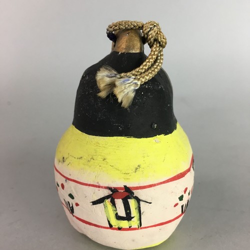 Japanese Clay Bell Dorei Pottery Ceramic Kimono Girl Lucky Charm Pottery DR200 - Picture 3 of 7