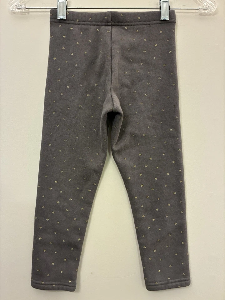 Calzas Carter's Niño Niña Dorado Brillo Corazones Acogedoras Polar Largo Completo Gris 6/6x Foto 3 de 4