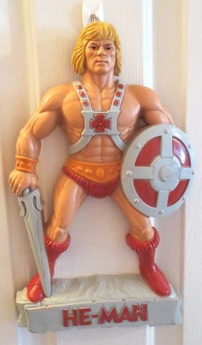 Vintage 1984 HE-MAN 3D Masters of the Universe MOTU Mattel Wall Hanger Figure