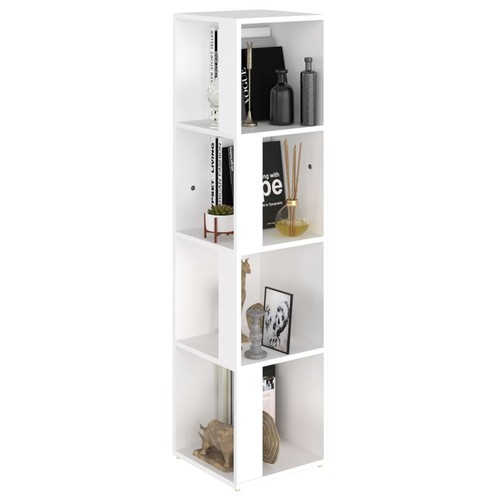 vidaXL Eckregal Weiß 33x33x132 cm Holzwerkstoff - Bild 3 von 9