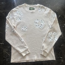 Denim Tears Rhinestone Wreath Thermal 'Oatmeal'