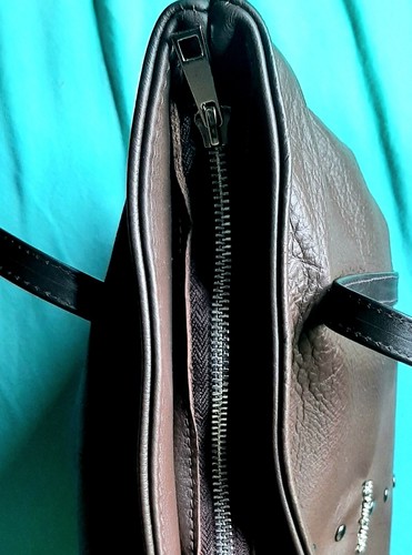 Echtleder Schultertasche Damen Handtasche handgefertigt, "MHHM"Orig.Einzelstück - Bild 7 von 14