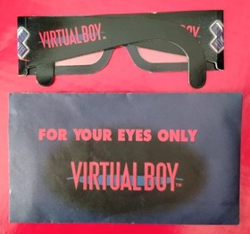 Rare, authentic Nintendo Virtual Boy 3-D Glasses, Sealed in envelope!