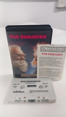 Web Dimension (Activision, 1986) Commodore 64 (Box, Tape, Manual) works 8-bit