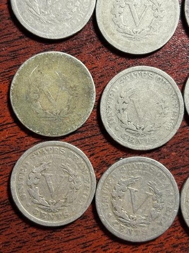 Complete Liberty V Nickels Set of 15 Consecutively Dated Coins 1899-1912D - Picture 12 of 12