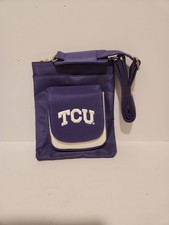 Texas Christian University NCAA Traveler Bag New With Tags Crossbody Strap