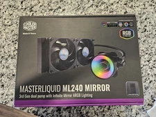 Cooler Master MasterLiquid ML240 Mirror ARGB Close-Loop AIO CPU Liquid Cooler