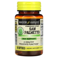 Saw Palmetto, Standardized Extract, 60 Softgels (160 mg per Softgel)