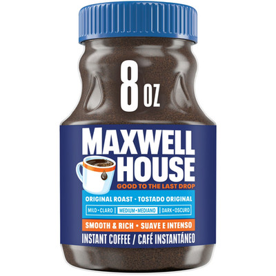 Maxwell House Original Roast Instant Coffee - 8 oz Jar