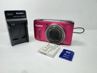 Canon PowerShot Sx260 Hs 12.1Mp Pink! Digital Camera W/ Sd Card - Tested