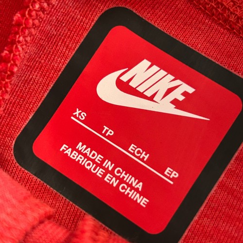 Mens Nike Tech Fleece Joggers Slim Fit - Red- New With Tags RRP £90 (xs xsmall) - Picture 15 of 19