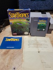 StarTropics NES CIB W/Letter, Manual & Box AUTHENTIC! Nintendo Video Game TESTED